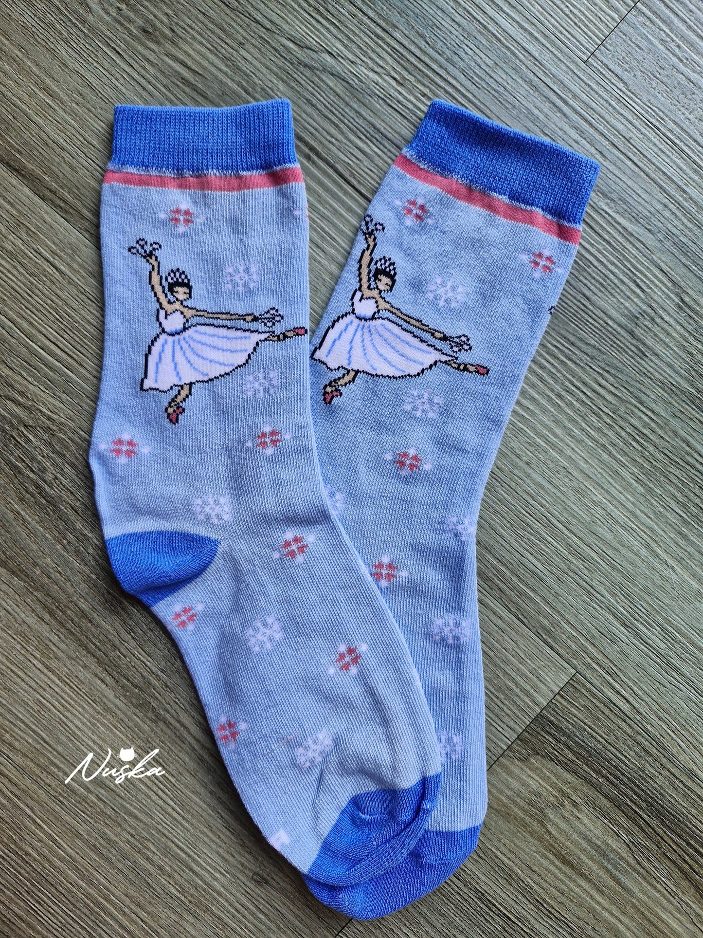 Meia Cano Alto Flocos de Neve - Grandes Ballets