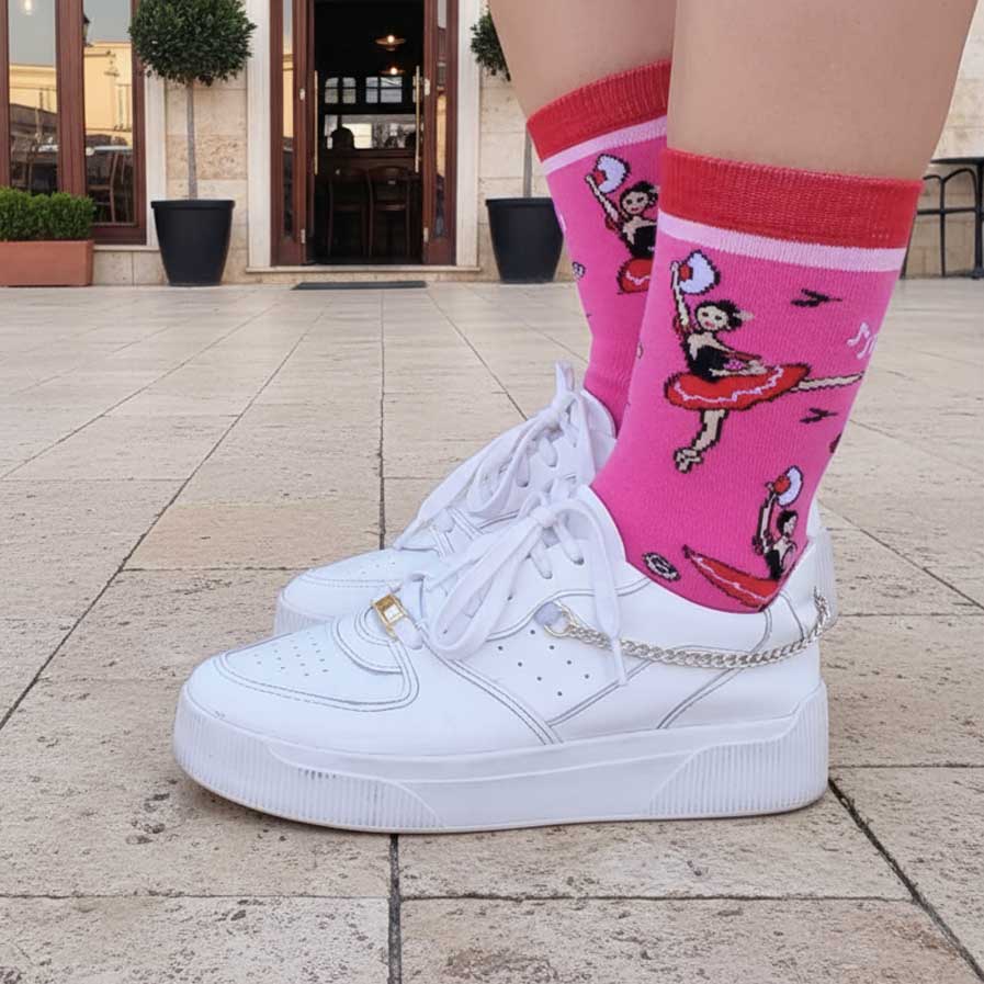 Meia Cano Alto Dom Quixote - Kitri - Grandes Ballets