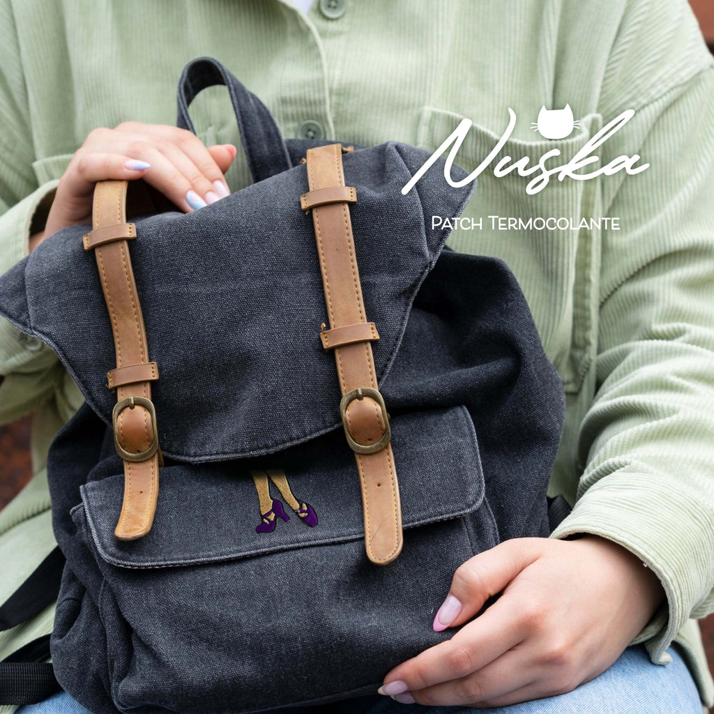 Patch Termocolante Bordado - Ballet Ponta com Polaina Pink e Vermelho