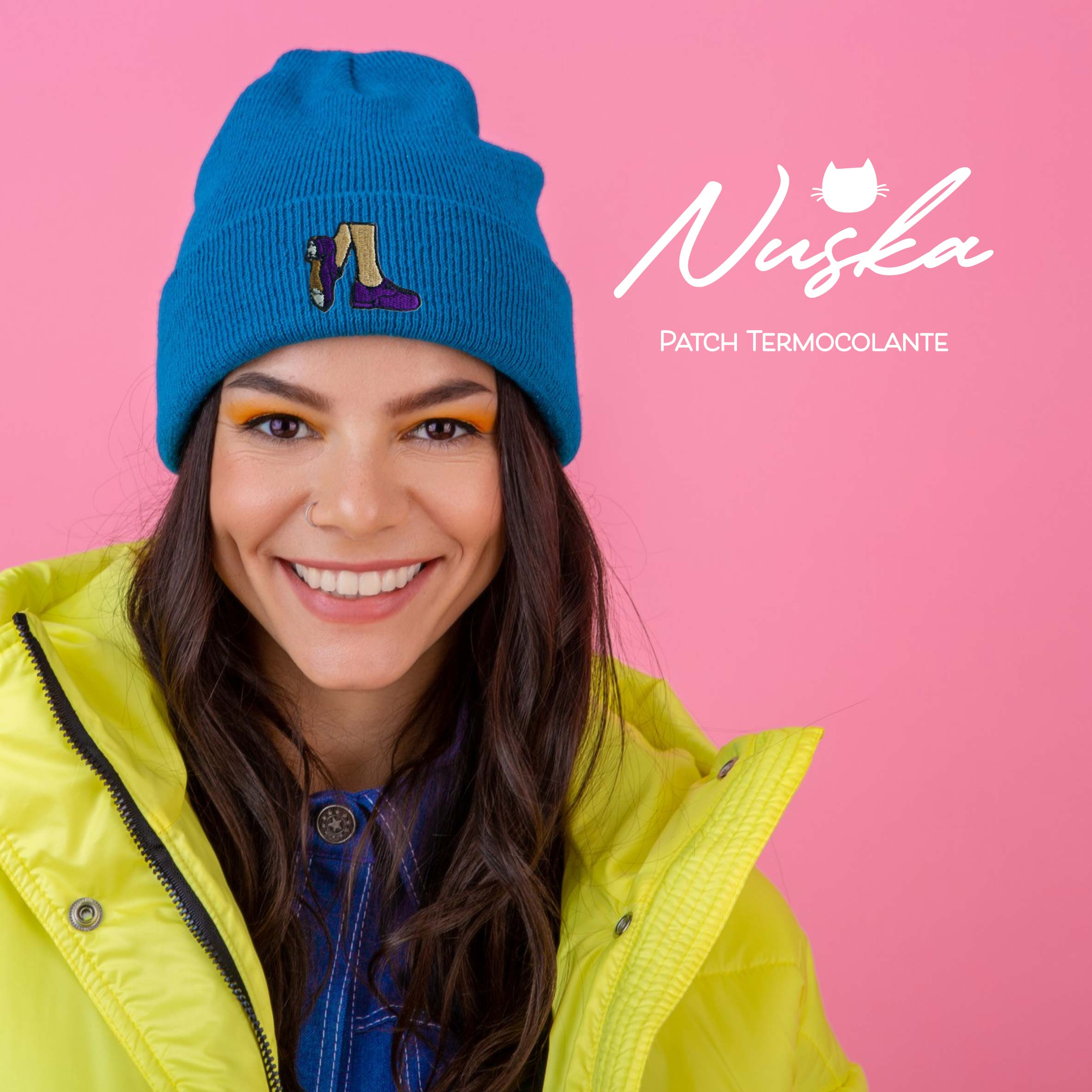 Patch Termocolante Bordado - Ballet Ponta com Polaina Pink e Vermelho